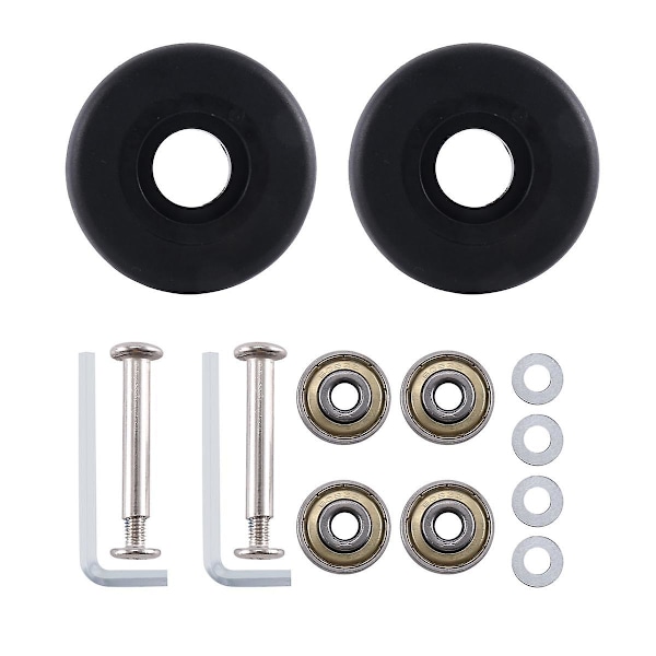 50 mm x 18 mm Matkalaukun Vaihtopyörät, PU-Pyörivät Pyörät Hiiliteräslaakerit Korjaus