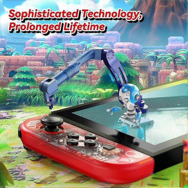 Controller til Nintendo Switch, L/R Controllere med Dobbelt Vibration/Vækning/Bevægelseskontrol Cool Controller - Mario
