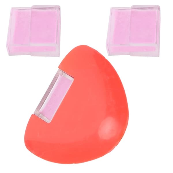 Triangular Cutting Fabric - Accessories for Professional Tailor's Chalk and Embroidery (Red)