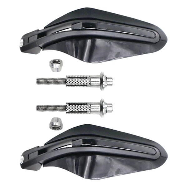 1 Par 7/8 22mm Universelle Motorsykkel Håndbeskyttere for Off Road ATV Motocross Dirt Bike Håndbeskyttelse Svart
