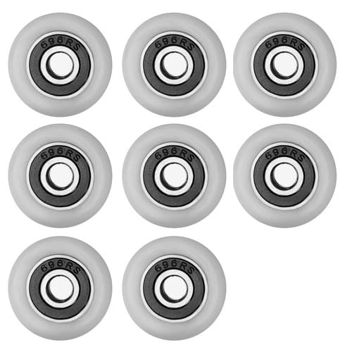 Wheels for Shower Cabin or Shower Door 23 mm – 8-Pack
