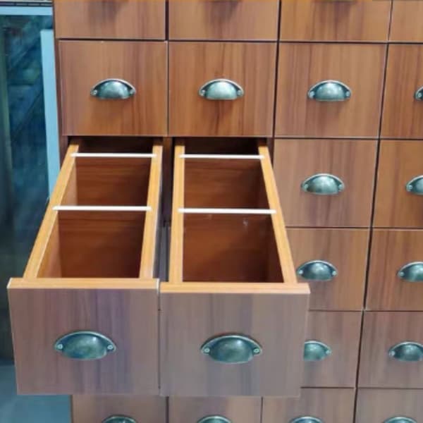 Cup Handles for Drawers and Doors, 10-pack Bronze