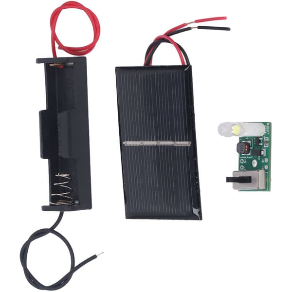 Solcellelysstyringspanelmontering, lastbeskyttelse, 1,2V PCB plenlampepanelsett