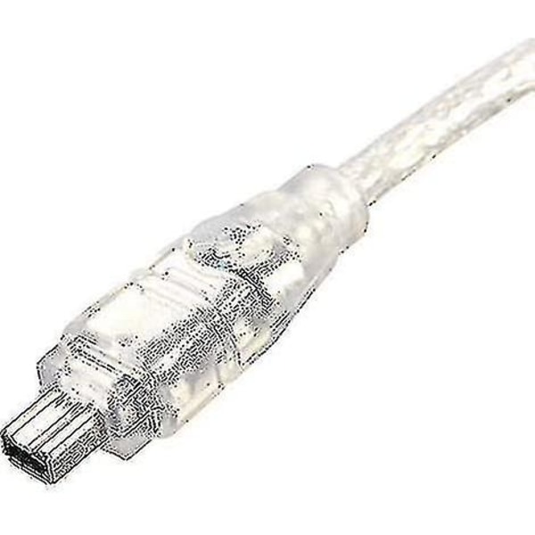 Cy USB Hann til Firewire IEEE 1394 4-pin Hann iLink Adapterledning Kabel for DCR-TRV75E DV 1m USB Firewire Kabel