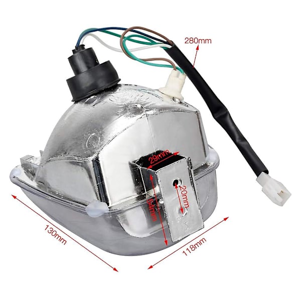 ATV-strålkastare, strålkastare, lampmontering 50cc 70cc 90cc 110cc 125cc 150cc 4 tillbehör