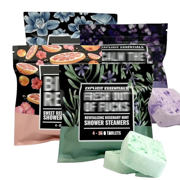Swear Shower Steamers Gaveæske - 4 stk.