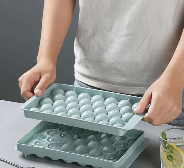 2-pakning Isballer / Iskuler / Kuler / isform, Sjokolade/Geléform