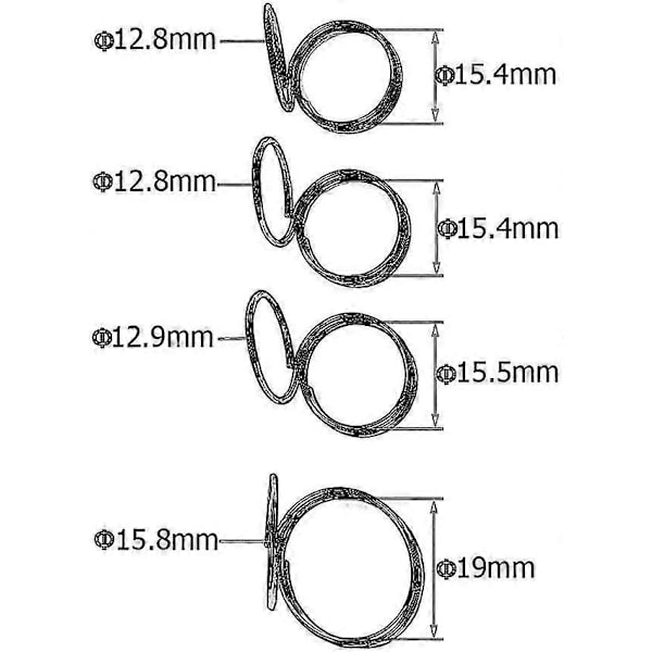 4st Gitarrdelar Gitarr Fingerplektrum Plektrum Pushing Rostfritt Stål