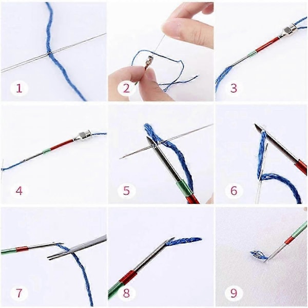 Punch Needle Verktygsset Trä Broderipenna Sömnad Punch Needle För Handgjorda