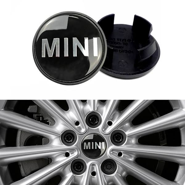 4-Pack - MINI Cooper Center Caps / Wheel Hub Emblems - Car