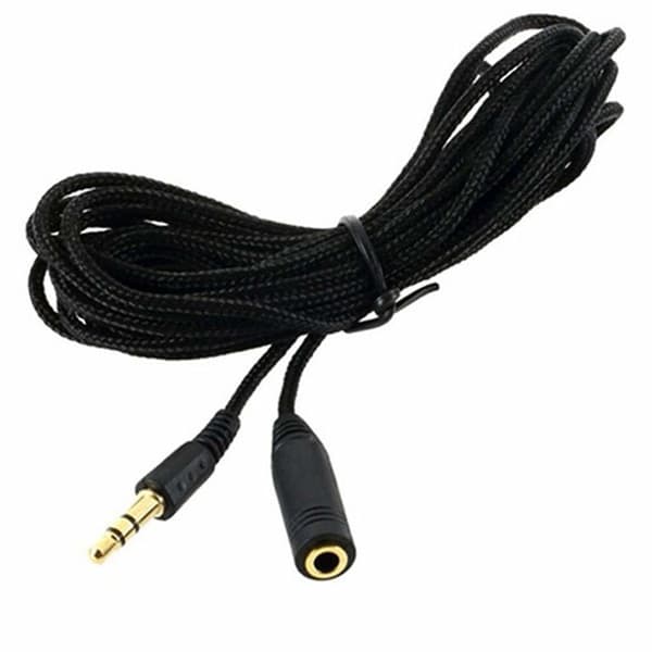 3,5 mm hann til hunn stereo lyd Aux Forlengelseskabel 3 meter
