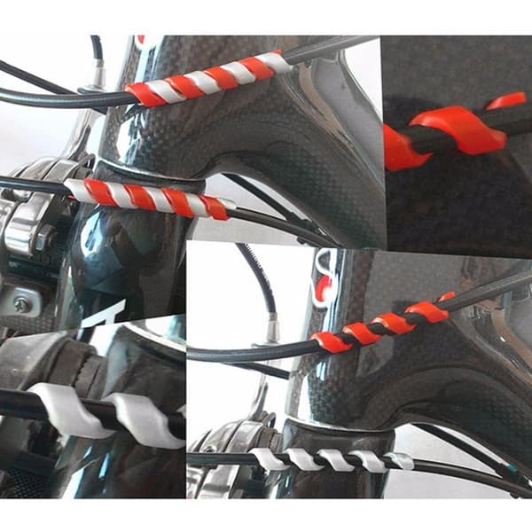 5 st cykelkabelskyddsslangar Broms/växel Linje Rör Wrap Ramskydd
