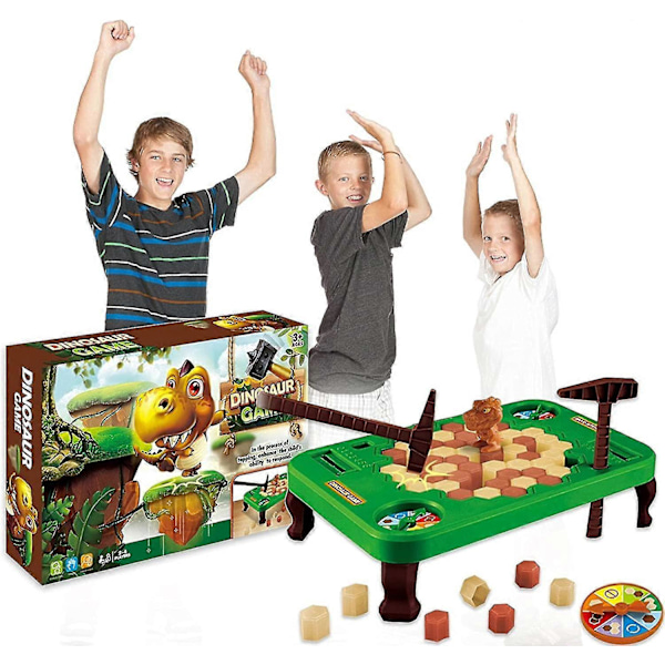 Ice Breaker Spill Redde Dinosaur På Is, Dinosaurfelle Redde Dinosaur Isblokk Knusespill Puslespill Brettspill For Gutter Og Jenter Morsom Familietid