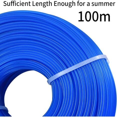 Rund nylontråd for gresstrimmer – Pakke med 2 spoler à 100m – Diameter 1,6 mm – Optimal kutteytelse