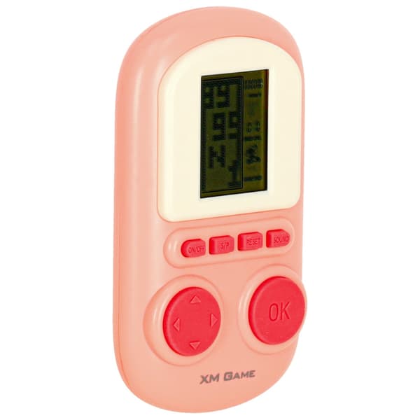 Mini Arcade Game Portable Game Console for Kids 6+ Pink, 2x AAA