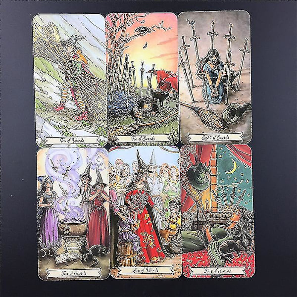 Nye Everyday Witch Tarotkort: Spørg og Kend Den Mytiske Skæbne Spådom For Lykke Spil Taort Dæk Brætspil 52stk Ts55
