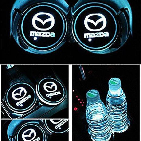 2X Mazda LED bunnplate til koppholder