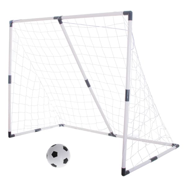 2-in-1 jalkapallomaali lapsille 1 iso/2 pientä pallolla ja pumpulla