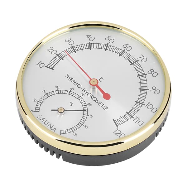 Metallurgisk dial indendørs termometer hygrometer hygro termometer sauna rum tilbehør
