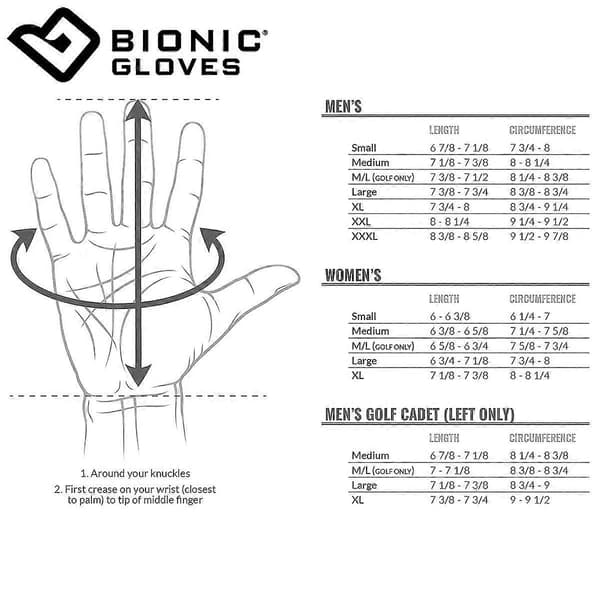 Bionic ReliefGrip Havehandsker til Kvinder - Tan/Sort