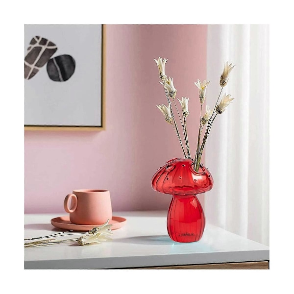 Hydroponiska Plantvaser, Nordisk Stil Svamp Glas Knoppvaser Svamp Blomvaser Kontor Vardagsrum R