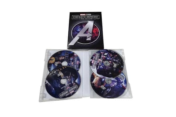 Marvel Studios Cinematic Universe 24-Film Samling (DVD Engelsk version, 13-Disc Box Set) Ny