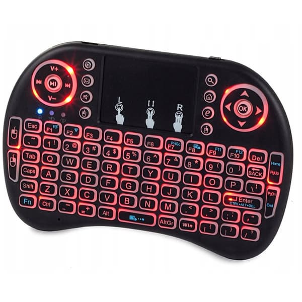 Wireless Mini Keyboard Touchpad 2.4Ghz for IP-TV and More