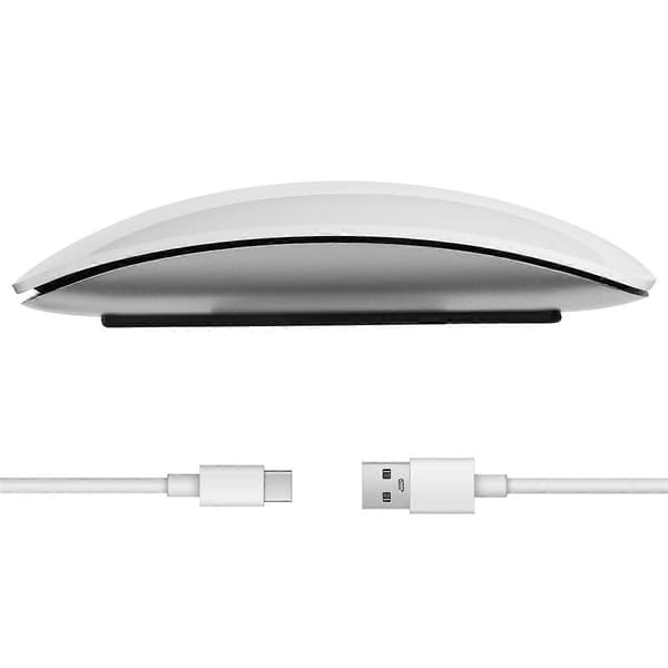 Bluetooth Trådløs Magic Mouse Lydløs Genopladelig Computermus Slank Ergonomisk PC Mus til Apple M