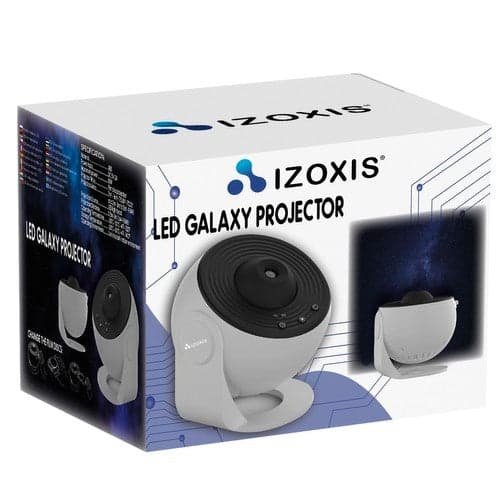 LED Star Projector with 13 Patterns, 360° Rotation, USB-C