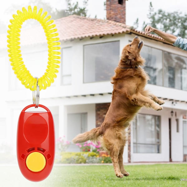 Adjustable Pet Clicker Training with Rubber Ring - 7 pcs