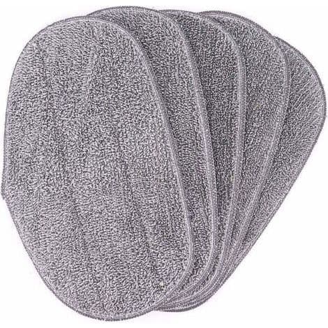 5-pack mikrofiberersättningsdynor för Leifheit CleanTenso ångmopp