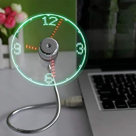 USB LED Urteblæser med Realtidsindikator, USB URTEBLÆSER, Sølvfarve