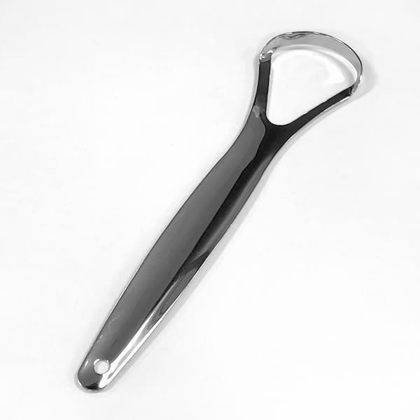 Tungeskraber rustfrit stål 2-pak Sølv