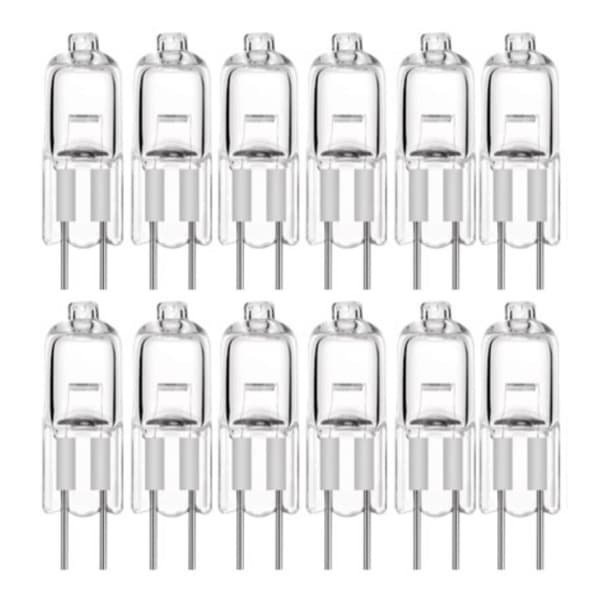 G4 halogenpærer 10W - 20W 12V - Varmhvite