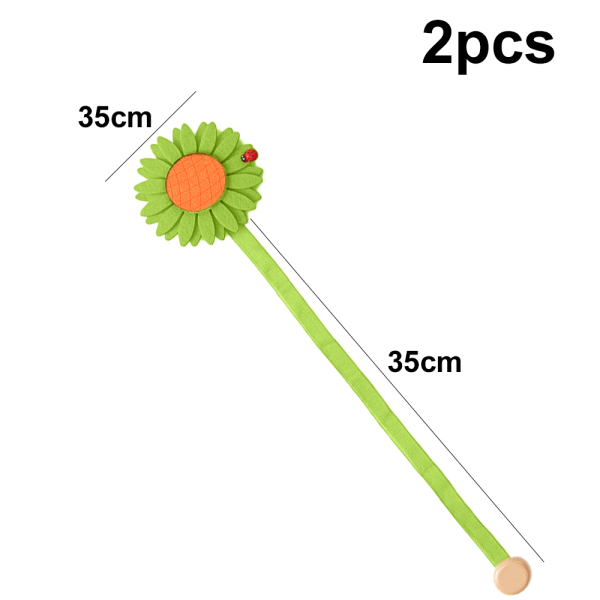 1 par solgardin Magnetisk non-woven stof Countryside R grøn