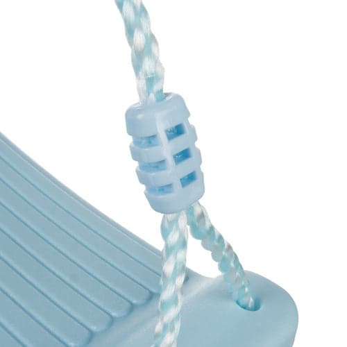 Plastic swing for children powder blue with adjustable ropes, max 50 kg