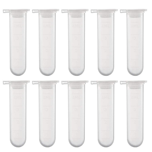 50 kpl 5 ml Tieteellisen Laboratorion Sentrifugiputket Testi Snap-Kannella Kokeiluputket
