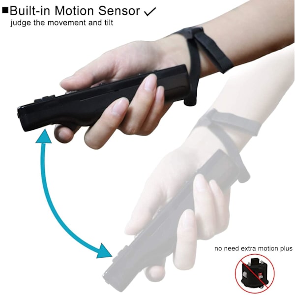 Wii Remote Plus + Nunchuck Motion Plus (Black)