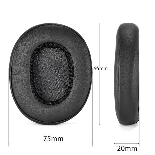 Øreputer til Skullcandy Crusher Wireless/Crusher ANC/Hesh3 Svart