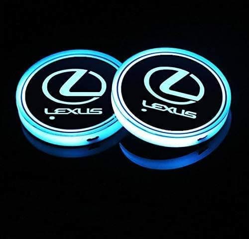 2X Lexus LED-bunnplate til koppholder