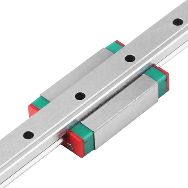 Miniature lineær glideskinne styreblok - 500 mm længde