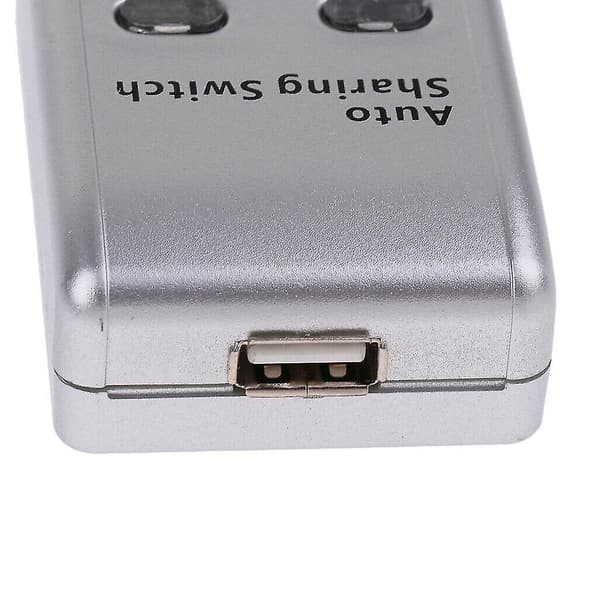 Usb 2.0 Auto Sharing Switch 2 Port Hub Adapter Switcher Til 2 Pc Printerenheder Understøtter Windows