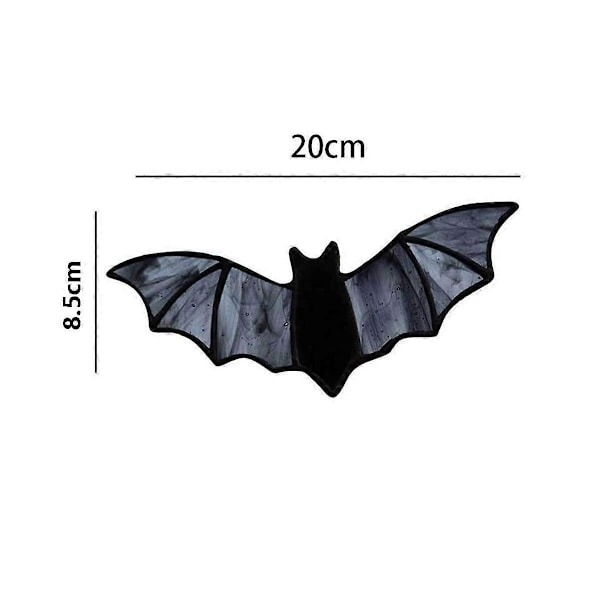 Halloween Lepakko Lasimaalaus Aurinkosieppari Ikkuna Ripustus Akryyli Seinätaide Aurinkosieppari Koriste Aaveet