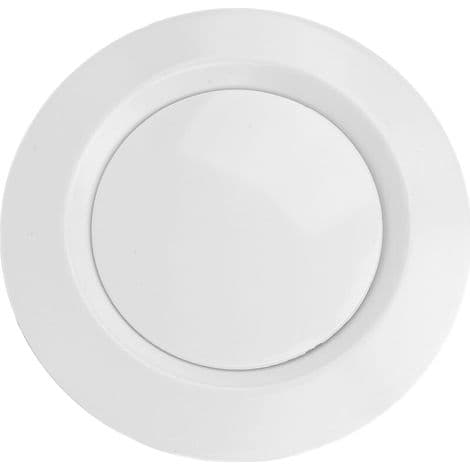 75 mm rund luftventil, justerbar ABS-plast takdiffusor for soverom, bad, stue