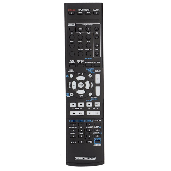 Pioneer AXD7569 Audio Video Receiver Replacement Remote Control