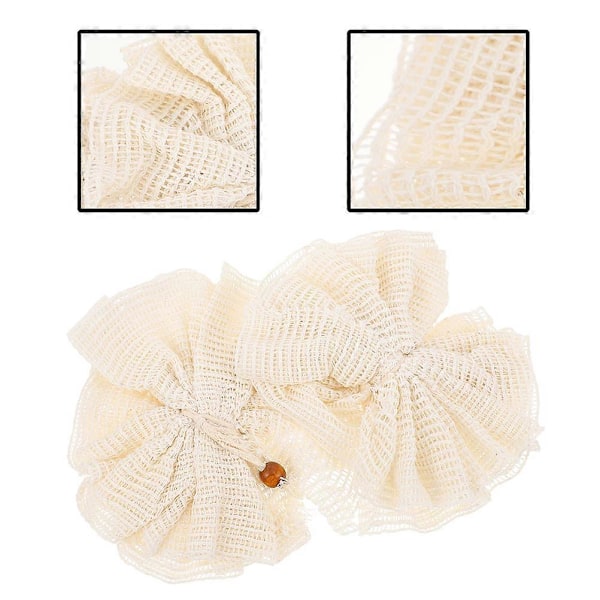 4 st Bad Dusch Loofah Duschbollar Kroppsskrubbare Exfolierande Bad Dusch Loofah Rengöringsartiklar