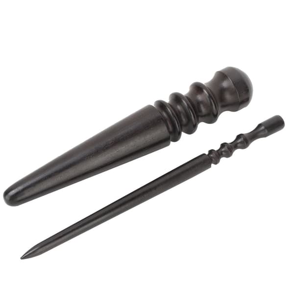 Leather Craft DIY Handarbetsverktyg - 2st MultiSize Läder Wood Edge Slicker Burnisher