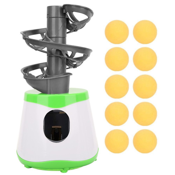 Portable ABS Ping Pong Ball Launcher Training Machine