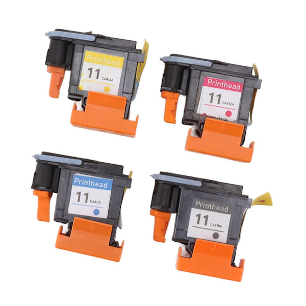 Pcs Printhead Printerhoved Magenta Sort Cyan Gul Print Hoved Udskiftning Til Hp Designjet 100 110 111 500 510 800 813 850