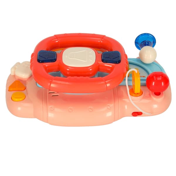 Interactive Stroller Steering Wheel for Children 18m+ with Sound/Light and Velcro